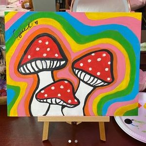 Trippy Mushroom Art